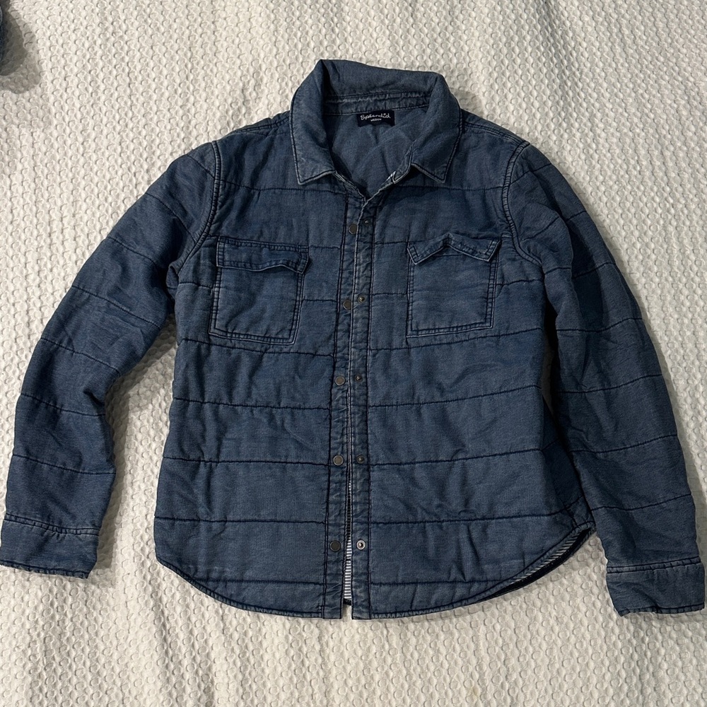 Stylish Denim Blue Shirt Jacket